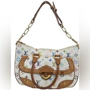 Vintage Louis Vuitton White Murakami Rita Bag - Limited Edition